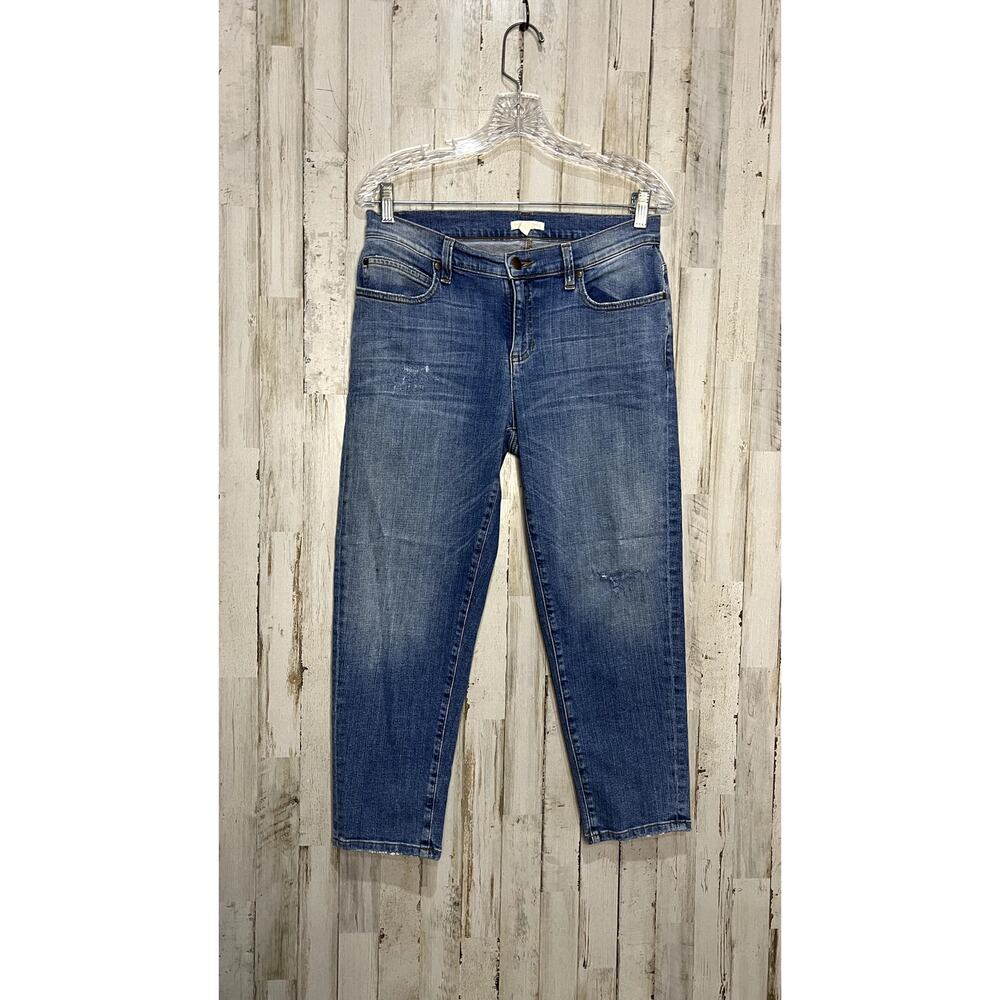Eileen Fisher Women's High Rise Tapered Jeans‎ Blue Denim Size 4